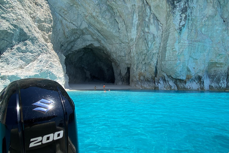 Marathonisi - Keri Caves Private Cruise