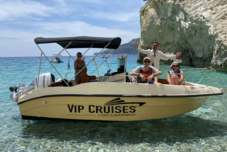 Marathonisi - Keri Caves Private Cruise