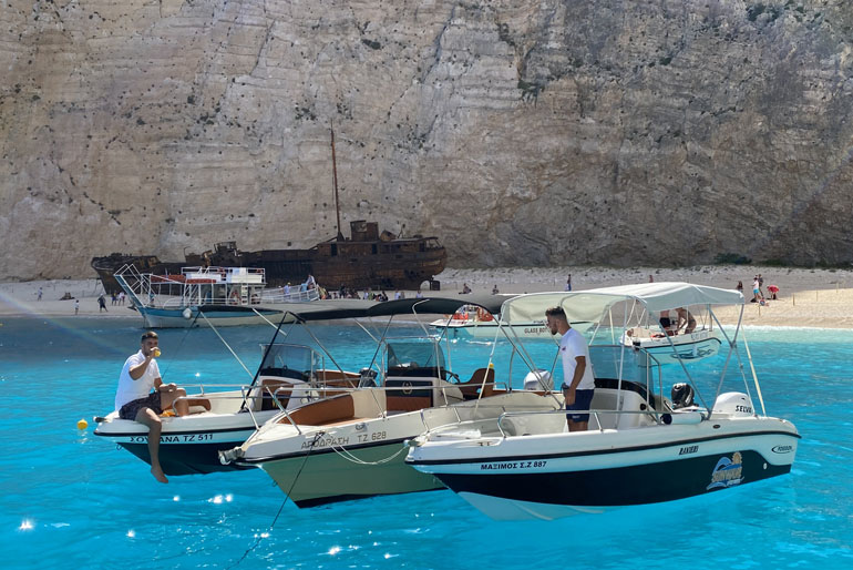 Marathonisi - Keri Caves Private Cruise